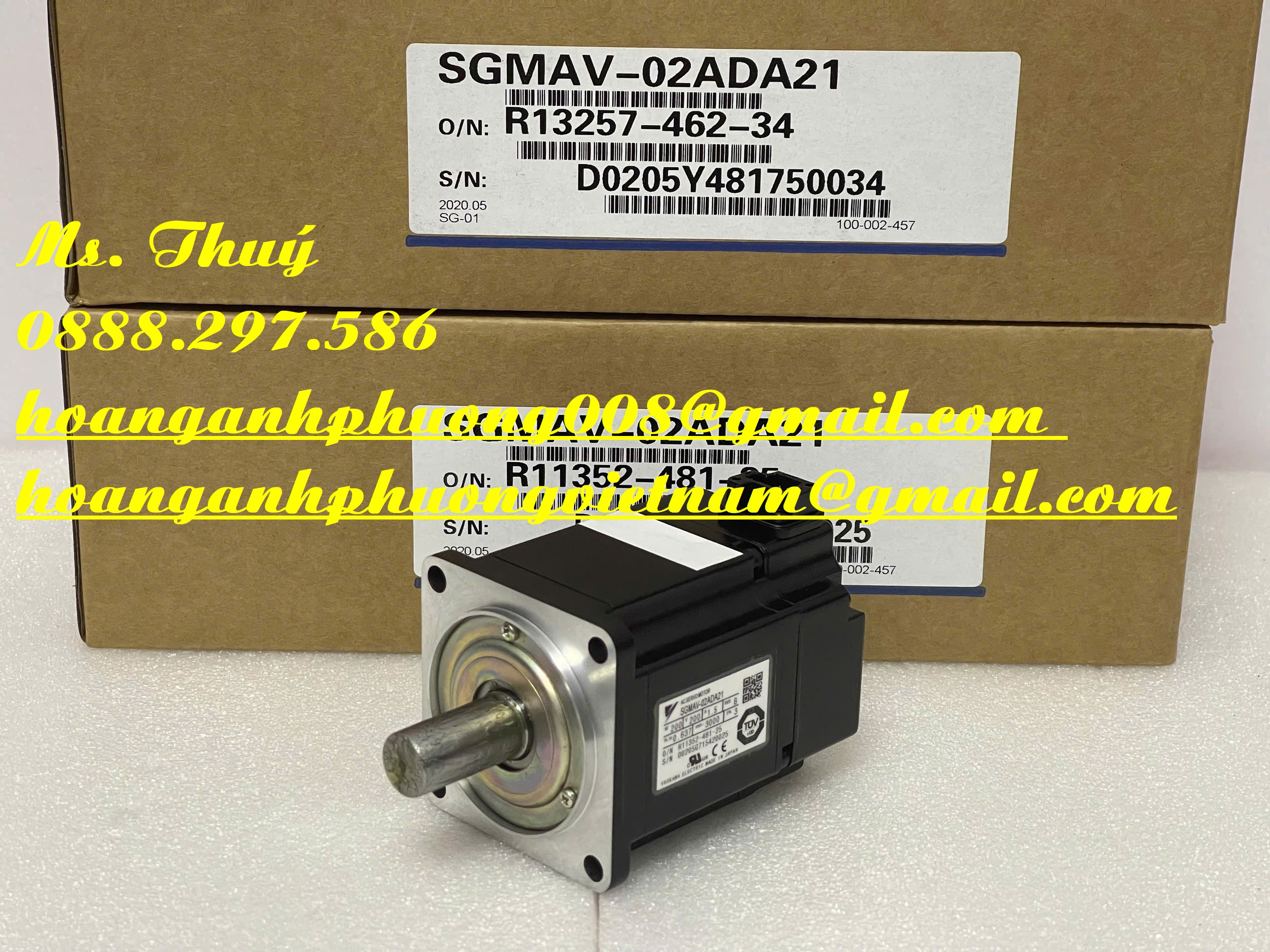 Servo Motor Yaskawa - SGMAV-02ADA21 - Giao hàng toàn quốc